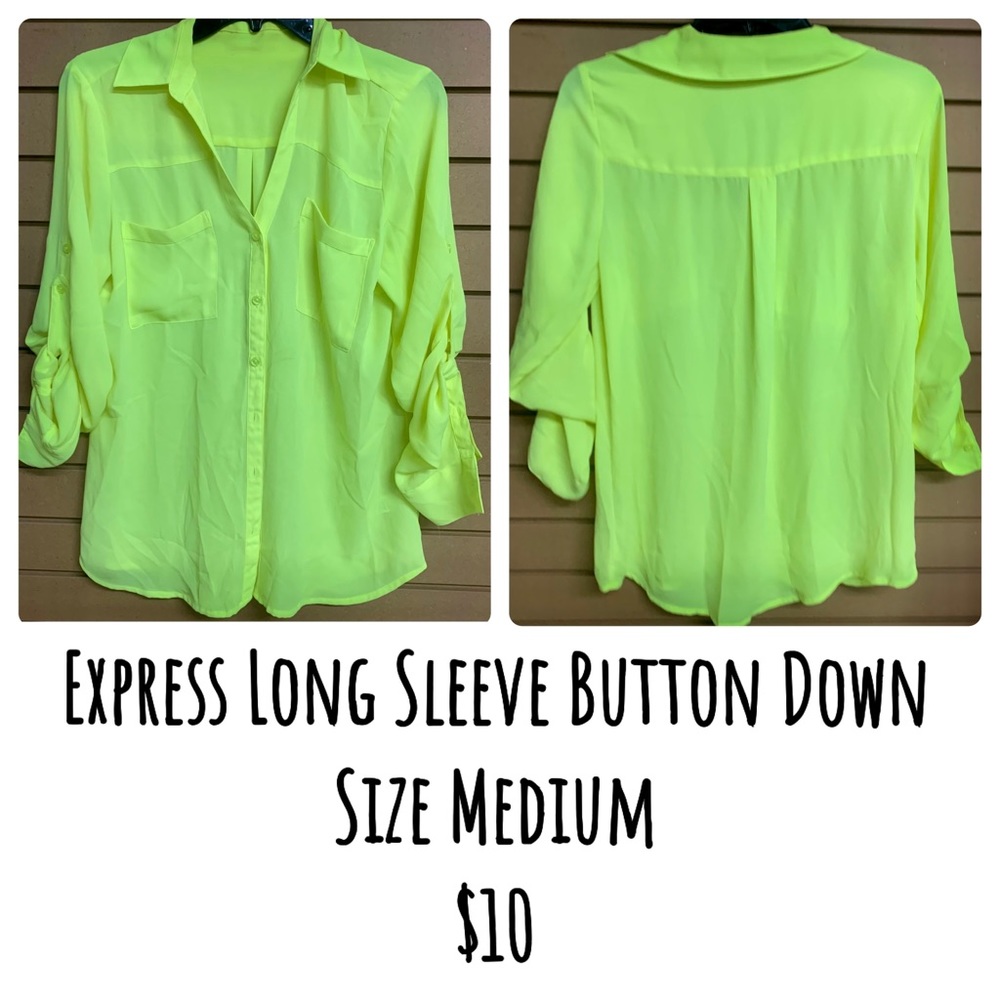 EXPRESS LONG SLEEVE BUTTON DOWN